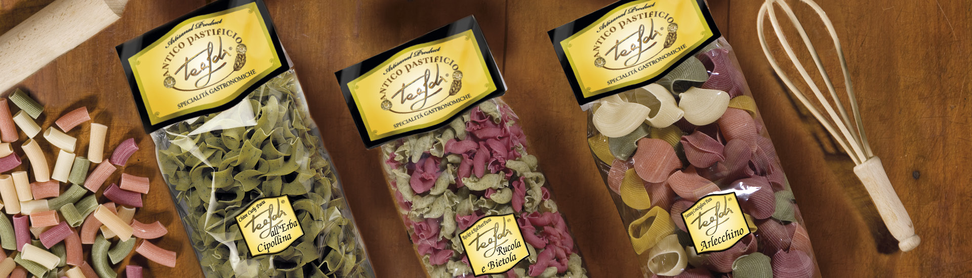 Tealdi Gourmet Fantasies of Shape and Colour